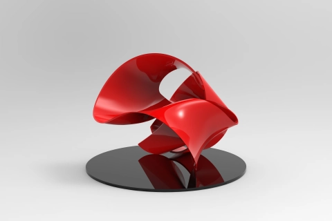 Point-Red Bird III., 2016 