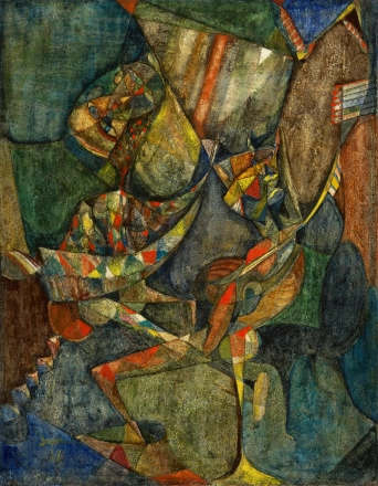 Harlequin Musicians, 1934