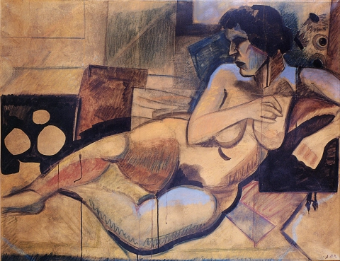 Lounging Nude, c. 1913
