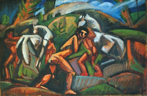 Nudes and Horse, 1909 