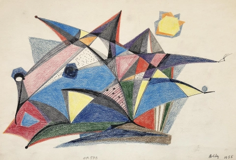 Abstract Composition, 1955
