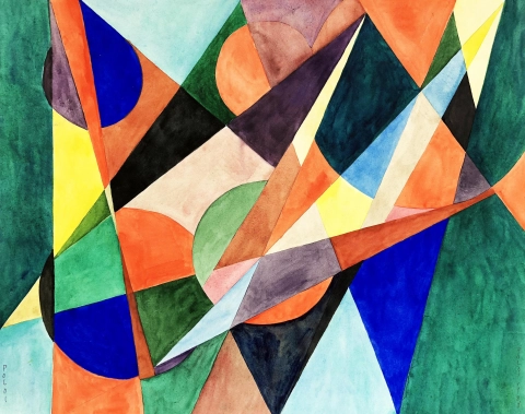 Abstract composition, 1988