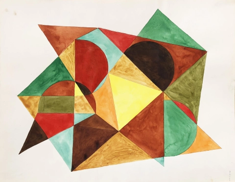Abstract composition, 1986