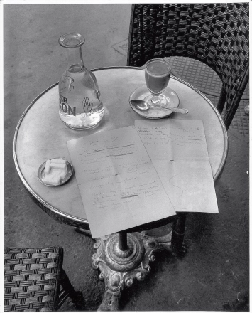 Ady's Table, Paris, 1932 