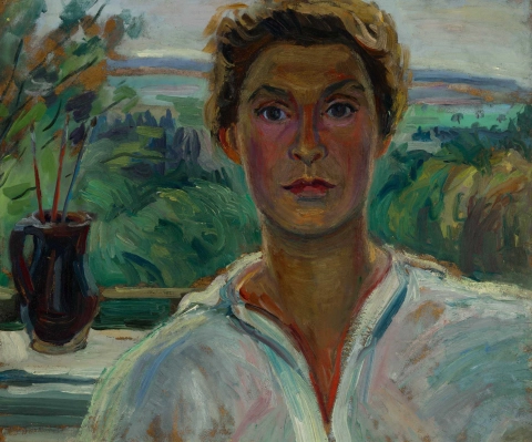 Reigl Judit Self-portrait 1944 50x60cm