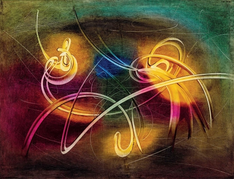Reigl Lightning 1953-54 90x109cm