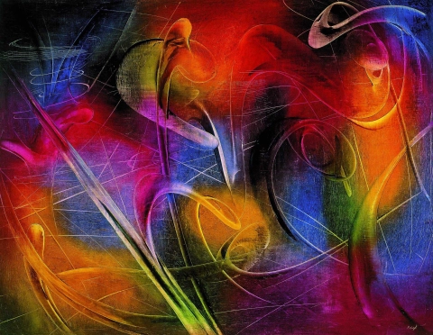 Reigl Grinding the Void 1954 77,5x100cm
