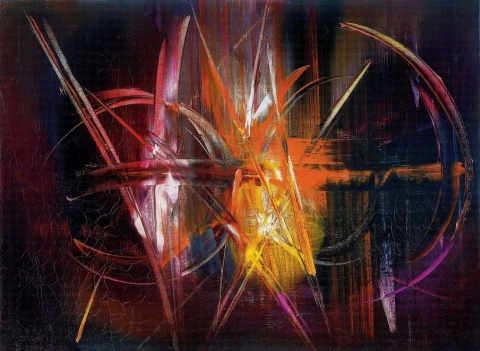 Reigl Outburst 1955 71,5x97cm
