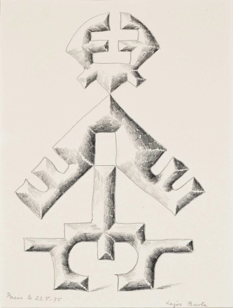 1975 Barta Lajos (Idol_) 1975 ceruza, papír 310 x 240 mm