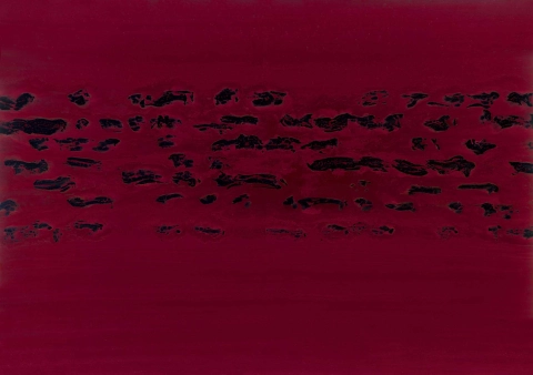 Reigl The Art of the Fugue 1976 220x315cm