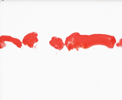 2009 Reigl Judit Folyamat 2009 olaj, vászon 38 x 46 cm