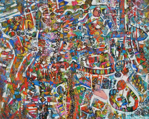1980 c Cím nélkül c. 1980 olaj vászon 65x81cm