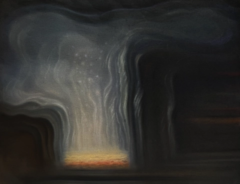 Ernest KLAUSZ Symphonie 1936 Pastel sur papier 35 x 45 cm