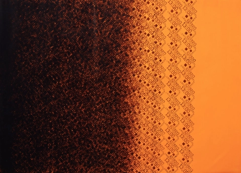 Albert-László Barabási Gradient acrylic on canvas 200x280cm