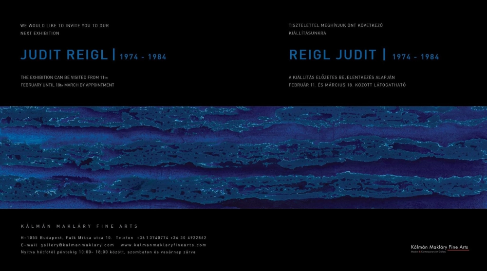 Invitation - Judit Reigl - KMFA Gallery