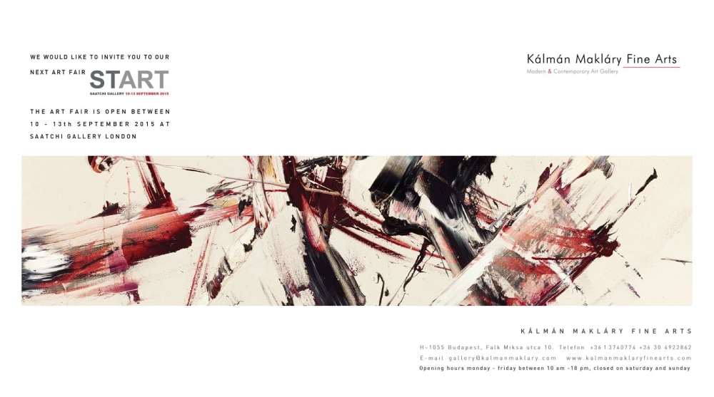 Invitation to the START Art Fair, 2015