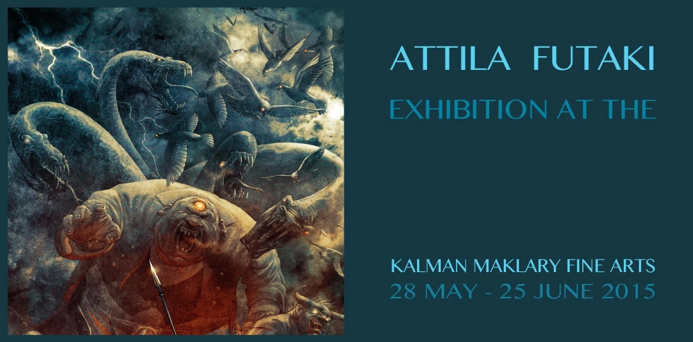 Invitation to Attila Futaki exhibition, 2015