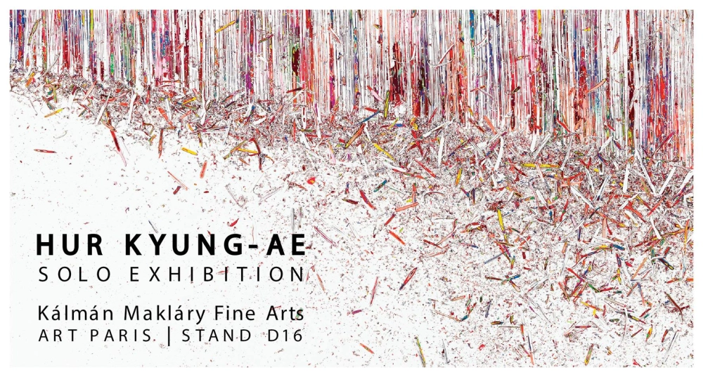 Invitation to Hur Kyung-Ae s solo exhibition at the Art Paris Art Fair, 2015