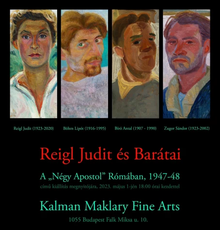 A "Négy Apostol" Rómában 1947-48, Reigl Judit és barátai: Böhm Lipót, Bíró Antal és Zugor Sándor