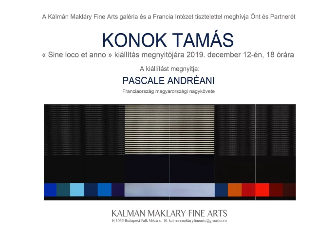 Konok Tamás - Kalman Maklary Fine Arts