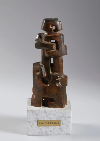 Magda Frank Maternity Bronze sculpture 28.5 x 13 x 10 cm