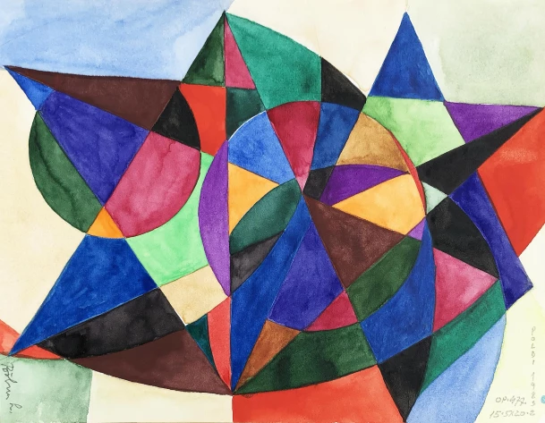 Abstract composition, 1983