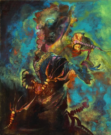 Woman, who lost her crabs, 1983