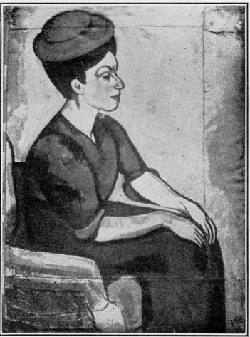 Bela Czobel :  Portrait de Femme, 1907