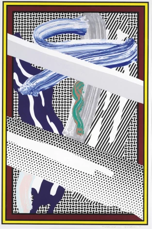 Roy Lichtenstein: Reflections on Expressionist Painting, from The Carnegie Hall 100th Anniversary Portfolio , 1990