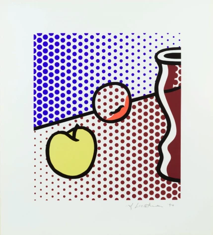 Roy Lichtenstein: Still life with red jar, 1994 