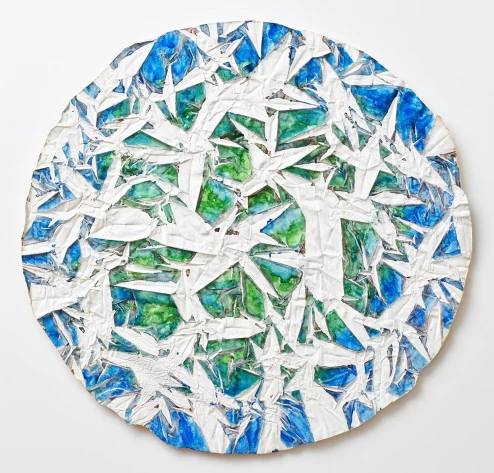 Hantai Simon Aquarelle, 1971  aquarell on canvas 66x66cm 
