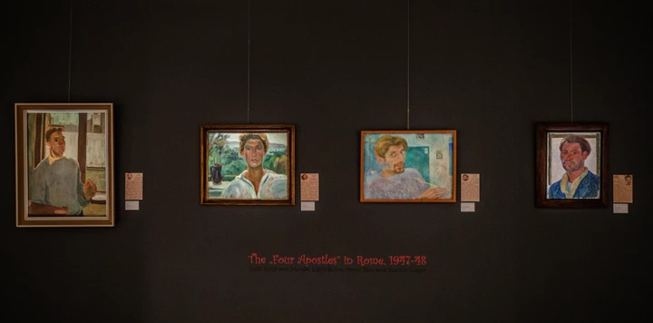 A Négy Apostol Rómában 1947-48 című kiállítás a Kálmán Makláry Fine Arts Galériában