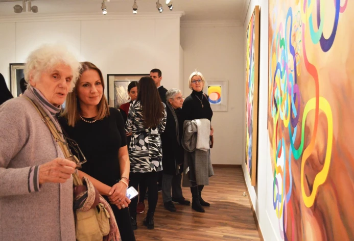 Four Female Abstract Artist - Kalman Maklary Fine Arts