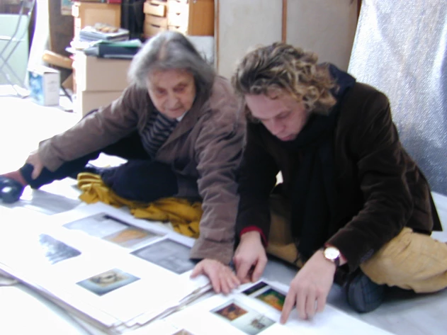 Judit Reigl and Kalman Maklary 