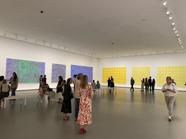 Hantai's centenary exhibition at the FLV