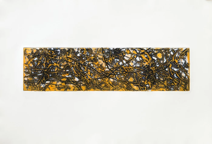 Fiedler Maya 4, 1974 eau-forte originale 62,5 x 89.5 cm