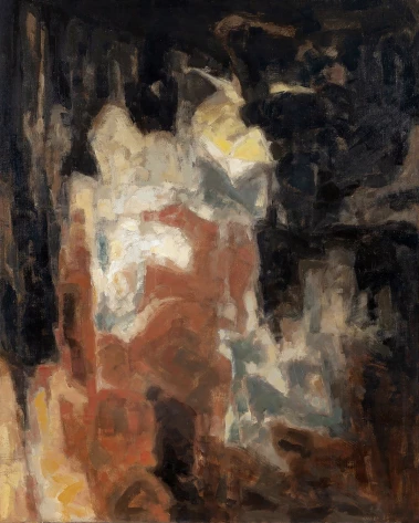 PAUL KALLOS Woman in the studio, 1958 Oil on canvas 100 x 81cm