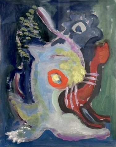 Rozsda Endre Untitled c1942 32x25cm gouache on paper2