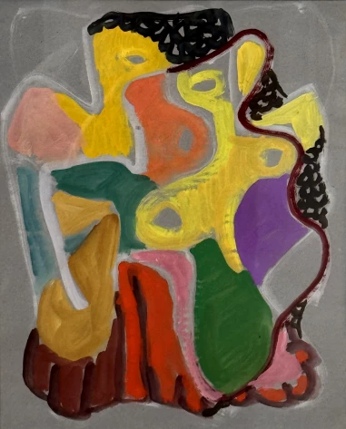 Rozsda Endre Untitled c1942 32x25cm gouache on paper5