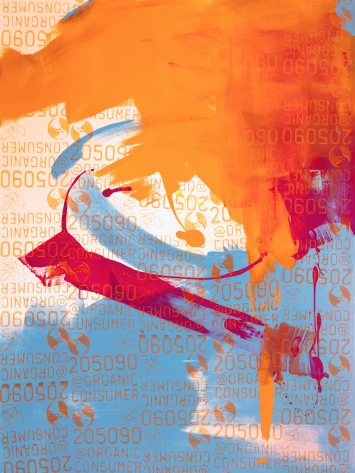 Albert-László Barabási Gestures acrylic on canvas 120x90cm
