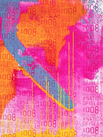 Albert-László Barabási Gestures 2023 acrylic on canvas 120x90cm