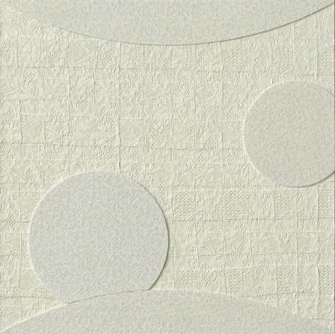 The hole of my life Flashed before my Eyes 2025 120 x 120 cm