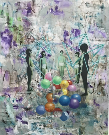 Emlékek örzói._olaj-vászon_200x 160 cm_2022
