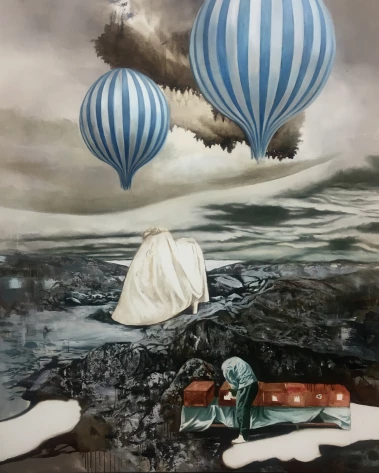 Felhóerdő_200 x 160 cm_olaj-vászon_2020