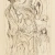Simon HANTAI Surrealist  composition , 1953 Drypoint on paper  numbered 13:50 18 x 24 cm 