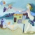 Sigismond KOLOS-VARY Reve de Liberté, Camps de Gurs 1942 Aquarelle et gouache sur papier 24 x 27 cm