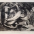 Dienes áari Gasteropod. Etching _artist's proof_ 15 x 22,5 cm (size of plate) 23 x 33,5 cm (size of leaf) printed by the artist at Atelier 17, New York