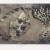 Dienes Sári Insight I. Etching _Artist's proof_ 17,5 x 35 cm (size of plate) 33,5 x 45 cm (size of leaf) printed by the artist at Atelier 17, New York