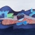 Henri NOUVEAU Abstract Landscape, 1945 Oil on paper 26 × 44.5 cm